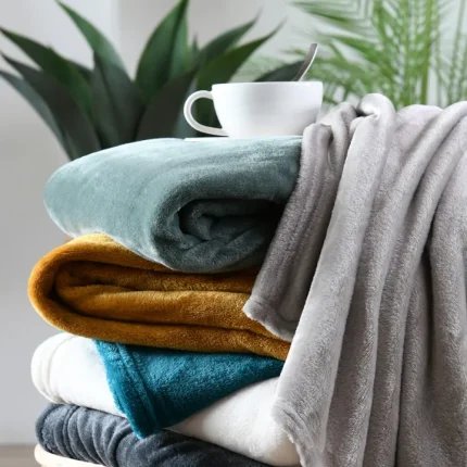 Pătură Stanford 180X220 cm, culoare Cappuccino, 100% poliester