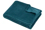 Pătură Stanford 180X220 cm, culoare verde petrol, 100% poliester - imagine 2