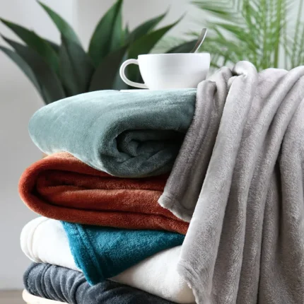 Pătură Stanford 180X220 cm, culoare Arămiu, 100% poliester