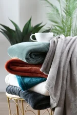 Pătură Stanford 180X220 cm, culoare arămiu, 100% poliester