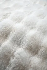 Pătură Nebraska 180X220 cm, culoare crem, 100% poliester