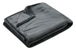 Pătură Doudou 220X240 cm, culoare antracit, 100% poliester - imagine 2