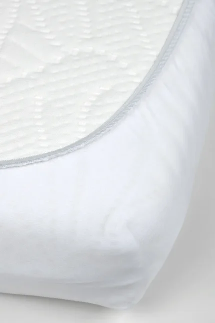 Protecție saltea Sonia 60X120 cm, culoare alb - imagine 2