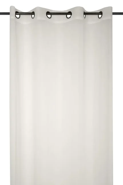 Perdea Monna 135X260 cm, culoare crem, 100% poliester - imagine 4