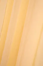 Perdea Voal Monna 135X260 cm, culoare muștar, 100% poliester