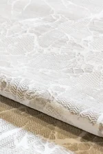 Covor living NOVA LUX 53388B Alb / Crem - imagine 6