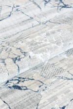 Covor living NOVA LUX 53388B Albastru / Alb - imagine 7