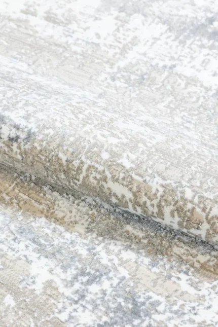 Covor living NOVA LUX 53187B Gri / Alb - imagine 8