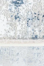 Covor living NOVA LUX 53189B Albastru / Alb - imagine 6