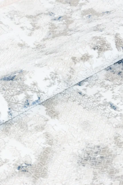 Covor living NOVA LUX 53140B Albastru / Alb - imagine 7