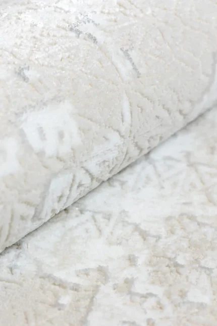 Covor living NOVA LUX 53189B Alb / Crem - imagine 5
