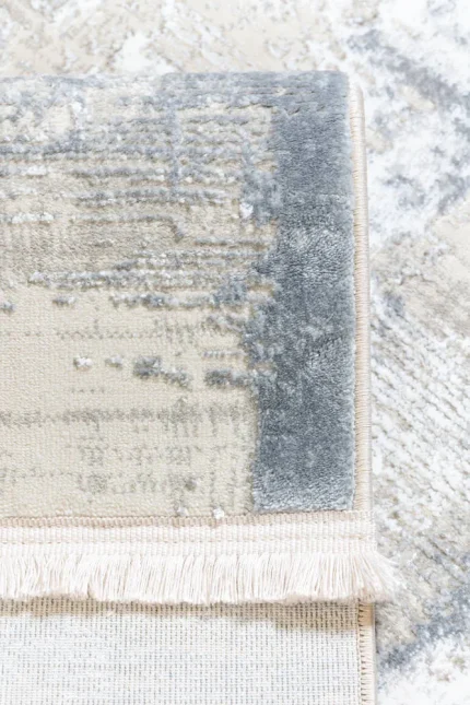 Covor living NOVA LUX 53292B Gri / Alb - imagine 3