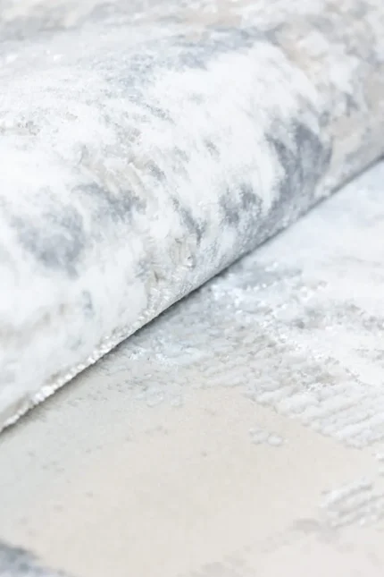 Covor living NOVA LUX 53292B Gri / Alb - imagine 5