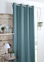 Draperie Copenhague 140X260 cm, culoare azur, 100% poliester - imagine 2