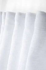 Perdea Madrid 140X260 cm, culoare alb, 100% poliester - imagine 4