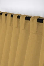 Perdea Madrid 140X260 cm, culoare muștar, 100% poliester