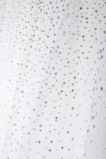 Perdea Whitty 140X260 cm, culoare alb, 100% poliester - imagine 4