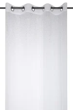 Perdea Whitty 140X260 cm, culoare alb, 100% poliester - imagine 4