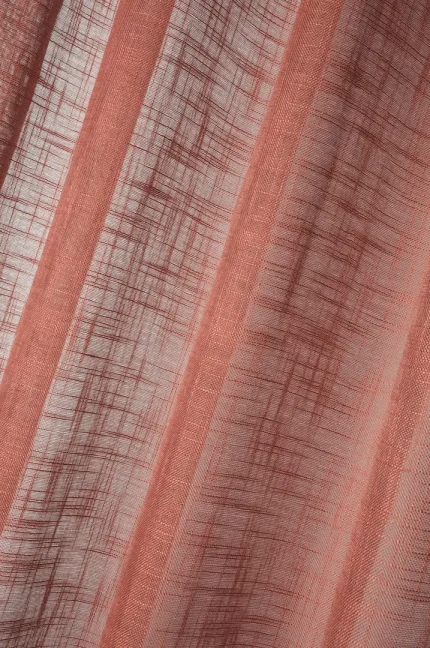 Perdea Ontario 135X260 cm, culoare cărămiziu, 100% poliester - imagine 2