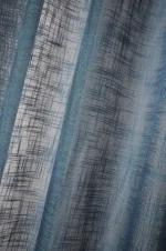 Perdea Ontario 135X260 cm, culoare albastru, 100% poliester