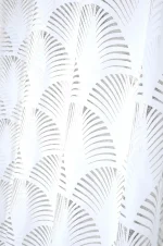 Perdea Maldives 140X260 cm, culoare argintiu, 100% poliester