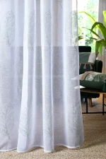 Perdea Vibes 140X260 cm, culoare verde, 100% poliester - imagine 2