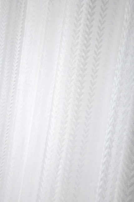 Perdea Callie 140X260 cm, culoare alb, 100% poliester - imagine 2