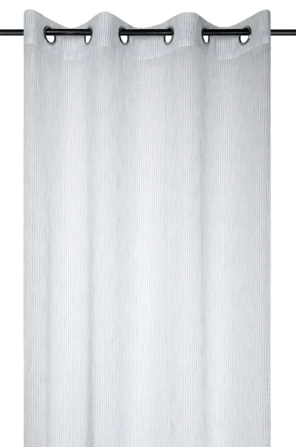 Perdea Camaret 140X260 cm, culoare bleu, 100% poliester - imagine 5