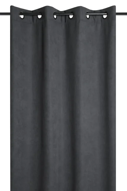 Draperie Harvard 140X260 cm, culoare antracit, 100% poliester - imagine 2