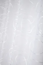 Perdea Liverpool 140X260 cm, culoare alb, 100% poliester - imagine 3