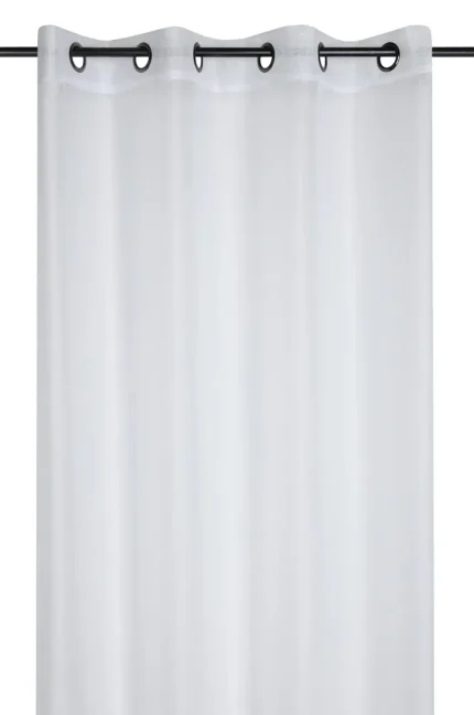 Perdea Linwood 140X260 cm, culoare alb, 100% poliester - imagine 2