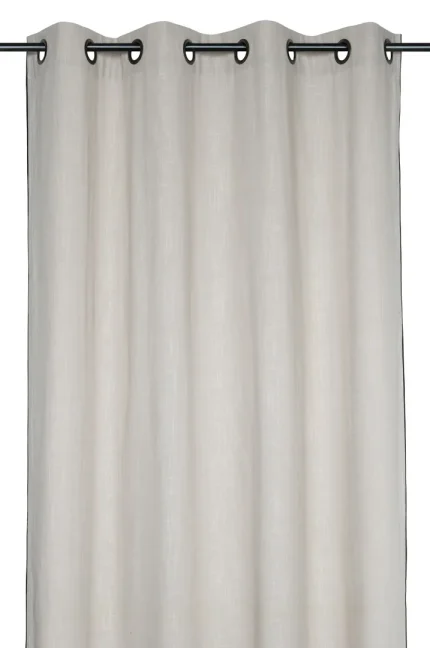 Draperie Helios 140X260 cm, culoare natural, 100% bumbac - imagine 4