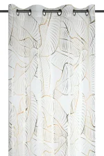 Perdea Patras 140X260 cm, culoare auriu, 100% poliester