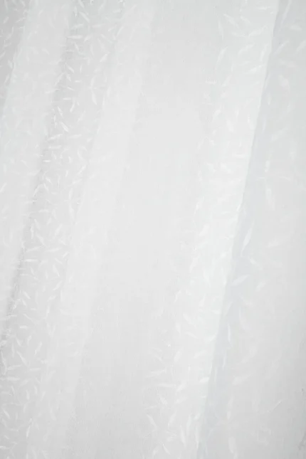 Perdea Heidi 140X260 cm, culoare alb, 100% poliester - imagine 3