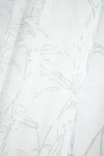 Perdea Myrna 140X260 cm, culoare gri verde, 100% poliester