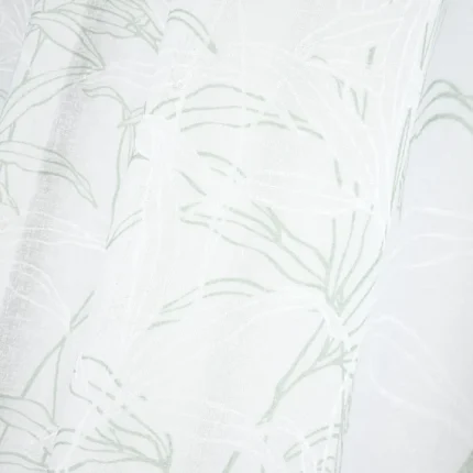 Perdea Myrna 140X260 cm, culoare gri verde, 100% poliester