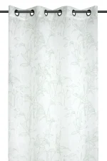 Perdea Myrna 140X260 cm, culoare gri verde, 100% poliester - imagine 2