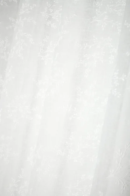 Perdea Samantha 140X260 cm, culoare alb, 100% poliester - imagine 3