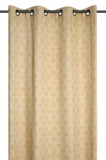 Draperie Pa×ton 140X260 cm, culoare muștar, 30% poliester 70% bumbac - imagine 2