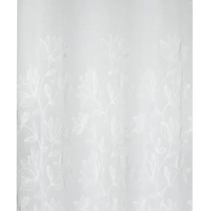 Perdea Bibury 140X260 cm, culoare alb, 100% poliester