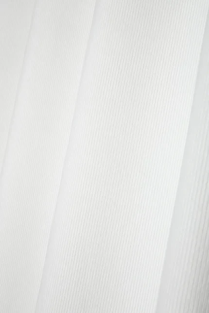 Draperie Dandy 140X260 cm, culoare crem, 100% poliester - imagine 4