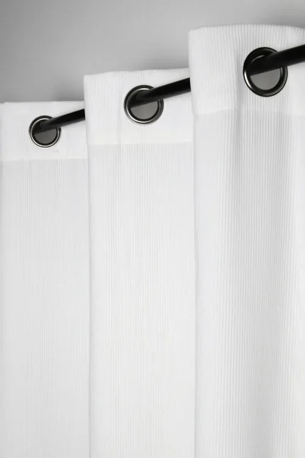 Draperie Dandy 140X260 cm, culoare crem, 100% poliester - imagine 3