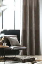 Draperie Dandy 140X260 cm, culoare greige, 100% poliester - imagine 6