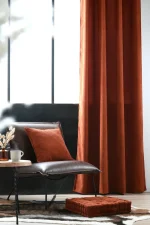 Draperie Dandy 140X260 cm, culoare arămiu, 100% poliester - imagine 5