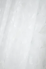 Perdea Nova 140X260 cm, culoare alb, 100% poliester