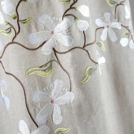 Draperie Printemps 140X260 cm, culoare natural, 45% poliester 55% bumbac