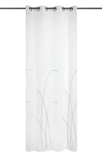 Perdea Pampa 140X260 cm, culoare alb, 100% poliester