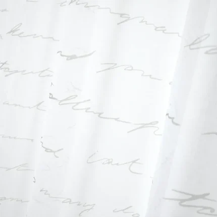 Perdea Doureve 135X260 cm, culoare alb, 100% poliester