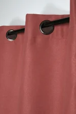 Draperie Milton 135X240 cm, culoare cărămiziu, 100% poliester - imagine 2