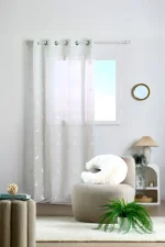 Perdea Moonlight 140X260 cm, culoare natural, 100% poliester - imagine 4